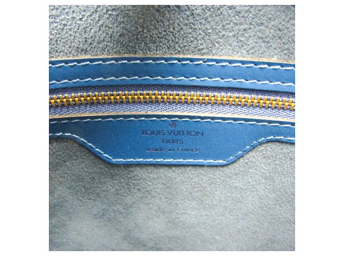 Borsa da shopping Epi Saint-Jacques Louis Vuitton Blu - vista 16
