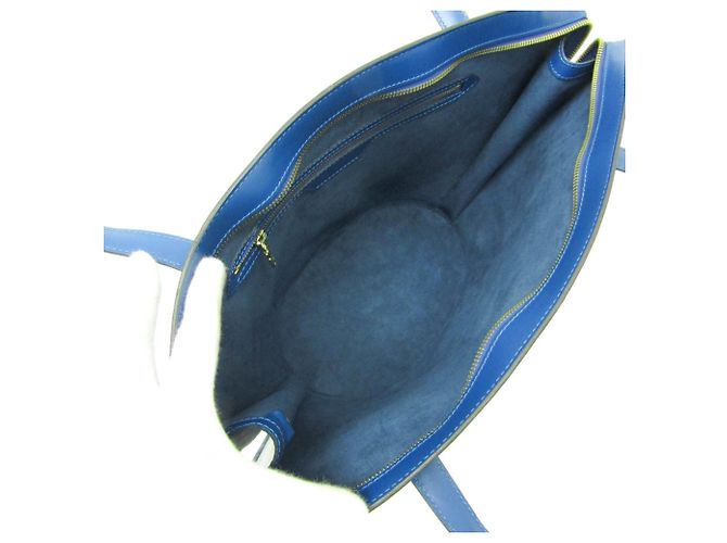 Borsa da shopping Epi Saint-Jacques Louis Vuitton Blu - vista 3