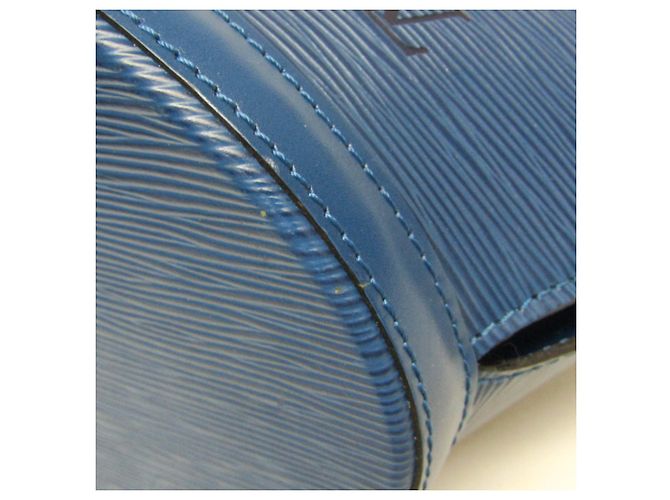 Borsa da shopping Epi Saint-Jacques Louis Vuitton Blu - vista 5