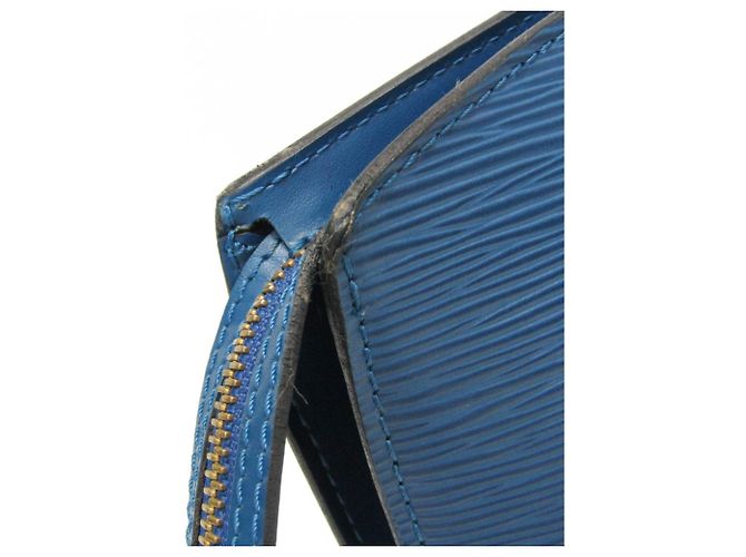 Borsa da shopping Epi Saint-Jacques Louis Vuitton Blu - vista 8