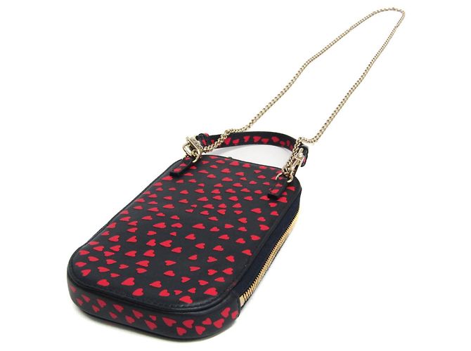 Supporto per telefono Lady Dior di Christian Dior Rosso Blu navy - vista 3