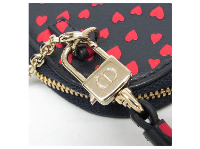 Supporto per telefono Lady Dior di Christian Dior Rosso Blu navy - vista 9