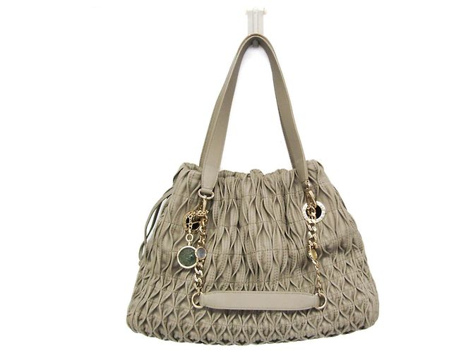 Bulgari Borsa a spalla e tote in pelle Bvlgari Monete per donne Marrone - vista 2