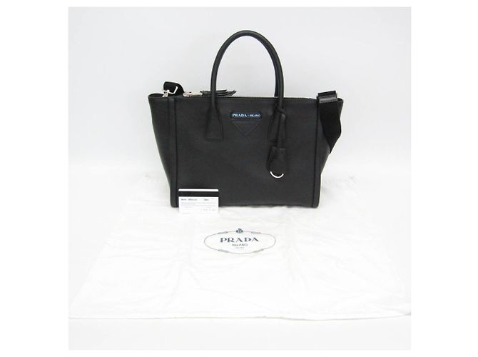 Borsa a spalla e tote in pelle GRACE LUX per donne di Prada Nero - vista 2