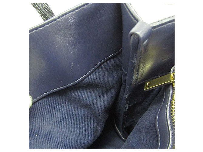 Borsa da spiaggia Gloss Salvatore Ferragamo Blu navy - vista 10