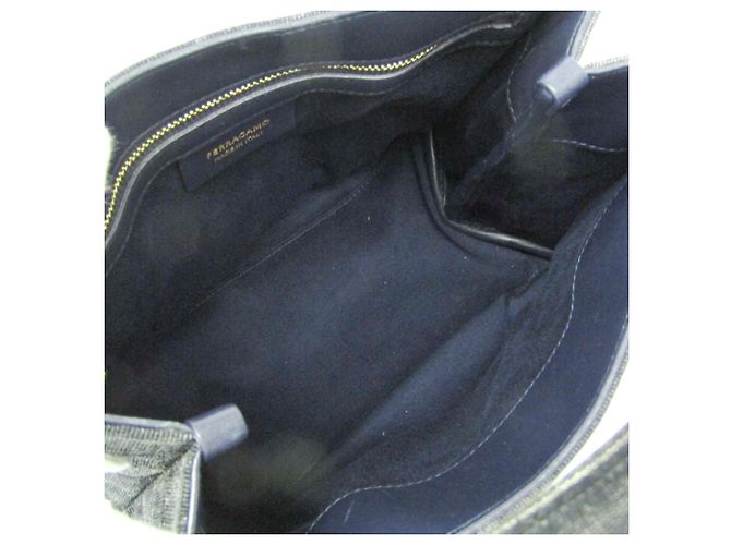 Borsa da spiaggia Gloss Salvatore Ferragamo Blu navy - vista 3