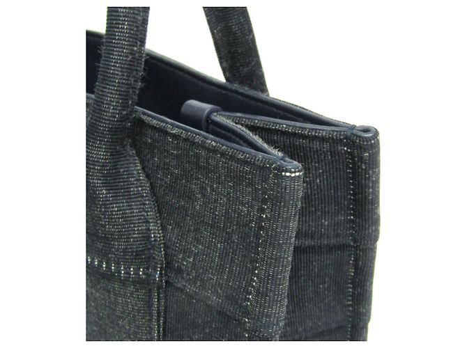 Borsa da spiaggia Gloss Salvatore Ferragamo Blu navy - vista 6