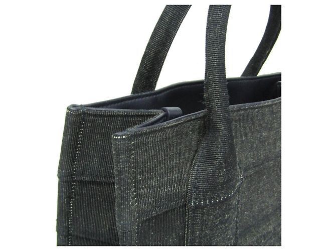 Borsa da spiaggia Gloss Salvatore Ferragamo Blu navy - vista 7