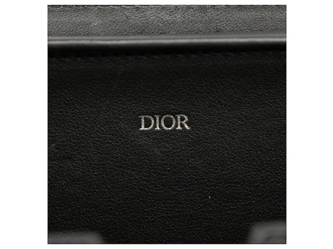 Borsa messenger Ultra Pouch in pelle nera Dior Nero - vista 5
