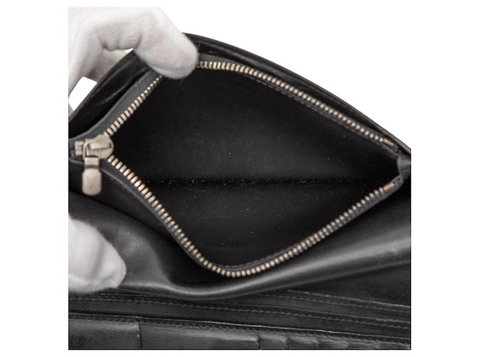 Louis Vuitton Schwarze Damier Infini Brieftasche Brazza - Ansicht 5