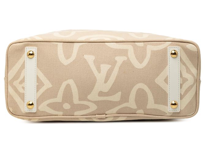 Louis Vuitton Braune Monogramm Tahitienne Cabas PM Beige - Ansicht 3