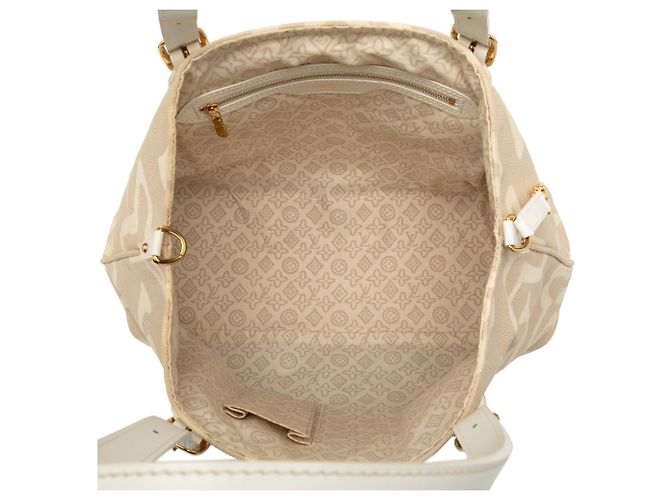 Louis Vuitton Braune Monogramm Tahitienne Cabas PM Beige - Ansicht 4