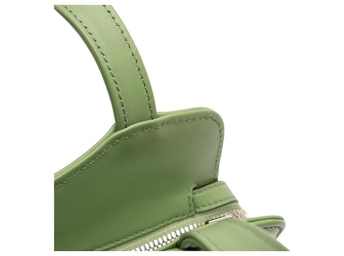 Gucci Piccola Tote GG in Pelle Verde Verde chiaro - vista 8