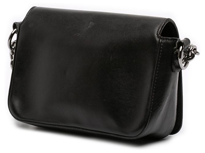 Mini borsa a tracolla in pelle nera Natalia di Tom Ford Nero - vista 2