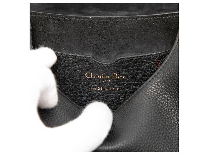 Dior Bobby Crossbody in vitello grana nera piccolo Nero - vista 5