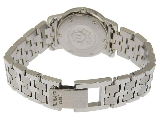Reloj de cuarzo para mujer en acero inoxidable Hermès Carrick - vista 5