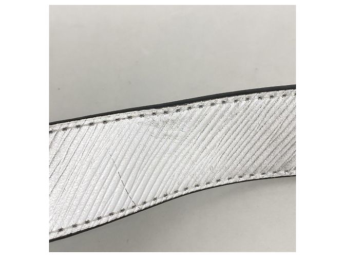 Louis Vuitton Epi Santur Twist Gürtel M0099 Schwarz Silber - Ansicht 6