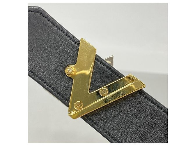 Louis Vuitton Epi Santur Twist Gürtel M0099 Schwarz Silber - Ansicht 8