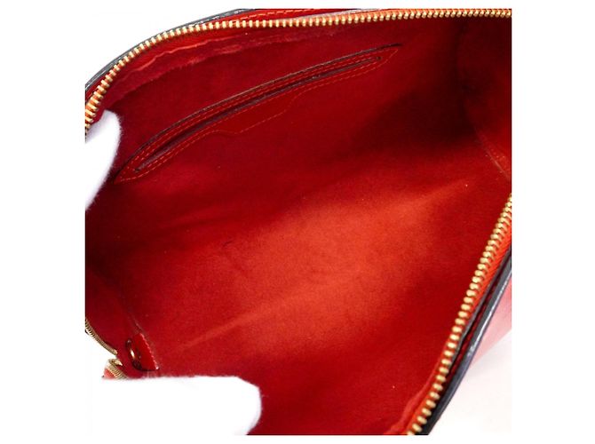 Borsa a mano Soufflot Epi Louis Vuitton Rosso - vista 4
