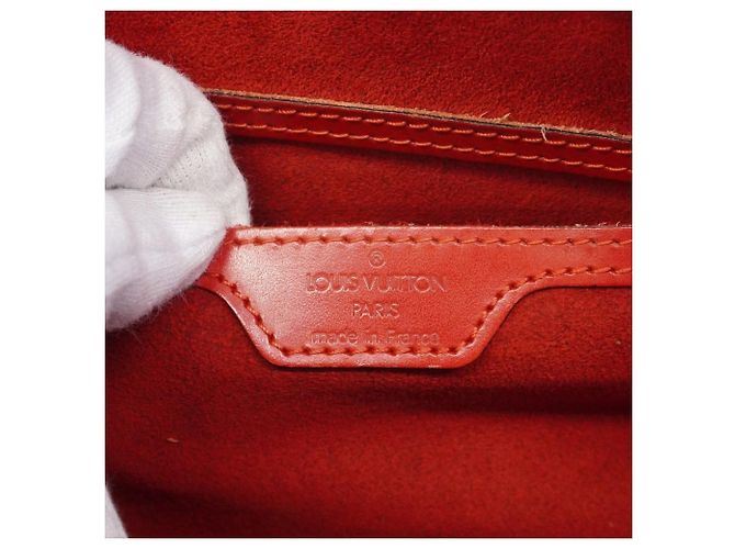 Borsa a mano Soufflot Epi Louis Vuitton Rosso - vista 5