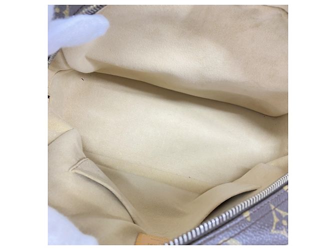 Borsa Louis Vuitton Monogram Manhattan PM Marrone - vista 4