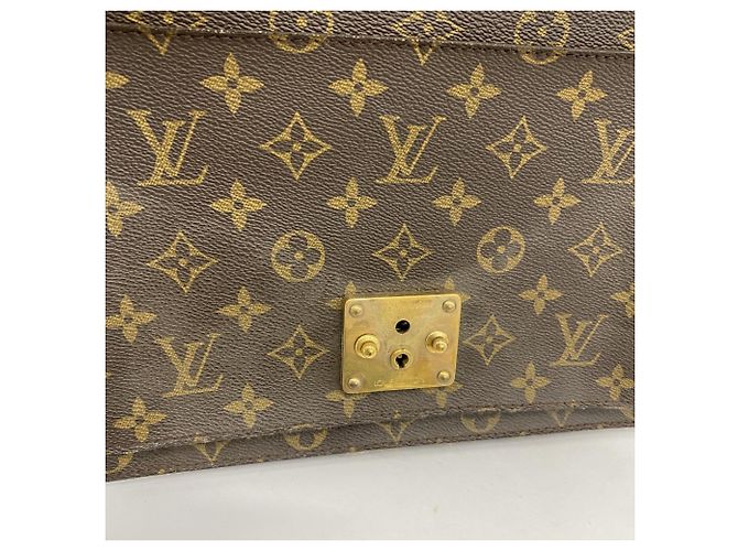 Borsa Monceau 28 Monogramma Louis Vuitton Marrone - vista 13