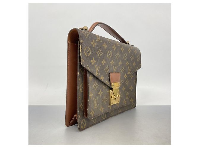 Borsa Monceau 28 Monogramma Louis Vuitton Marrone - vista 2