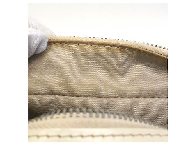 Borsa a mano Bowling Montaigne PM in Epi Louis Vuitton Bianco sporco - vista 6