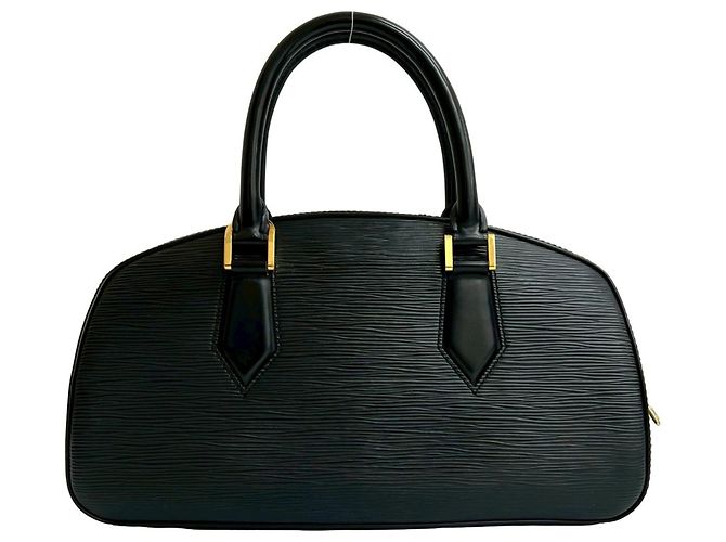 Borsa a mano Louis Vuitton Jasmine in pelle Epi Nero - vista 3