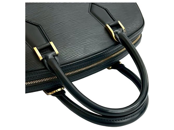 Borsa a mano Louis Vuitton Jasmine in pelle Epi Nero - vista 4