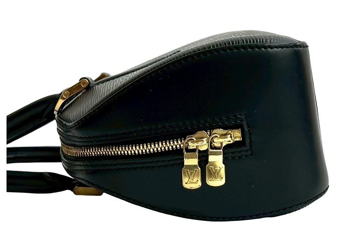 Borsa a mano Louis Vuitton Jasmine in pelle Epi Nero - vista 5