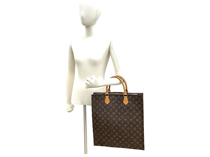 Borsa Sac Plat Louis Vuitton Marrone - vista 2
