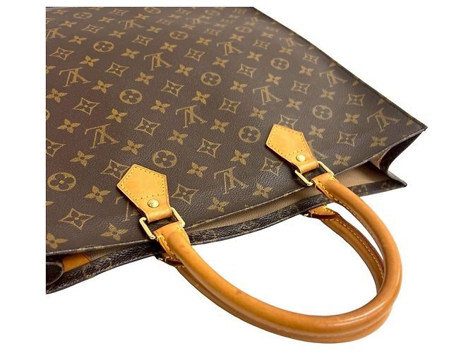 Borsa Sac Plat Louis Vuitton Marrone - vista 4