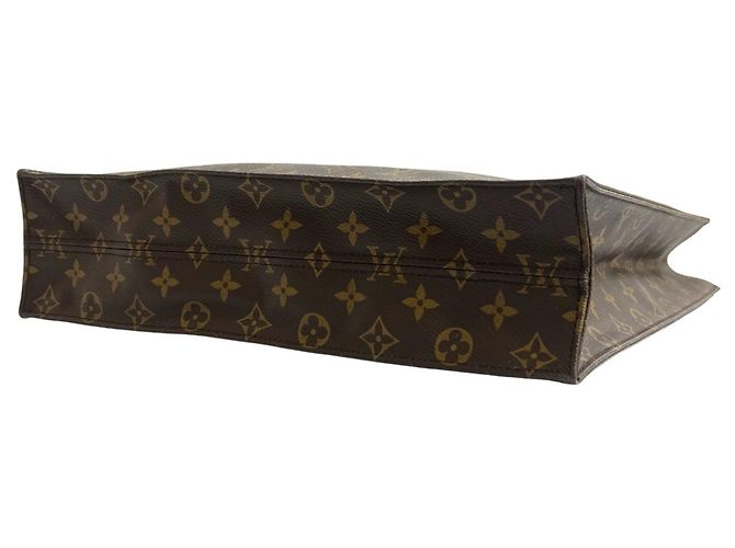 Borsa Sac Plat Louis Vuitton Marrone - vista 8