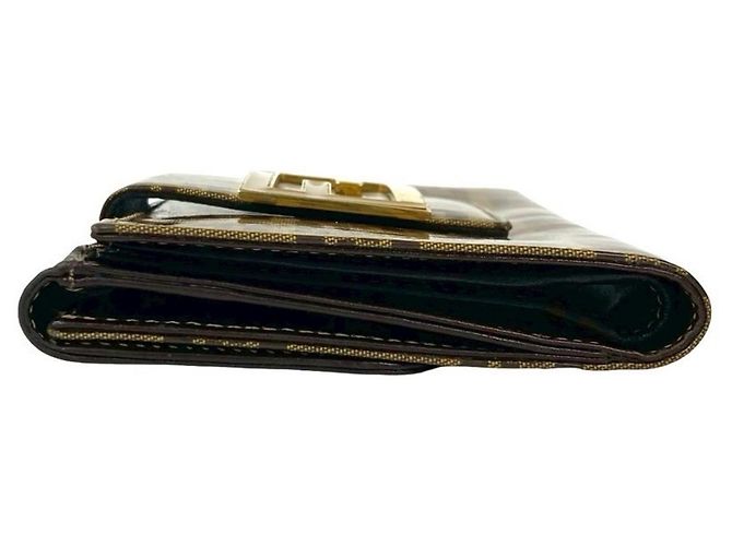 Fendi Zucchino FF Logo Geldbörse im Bifold-Format Braun - Ansicht 4
