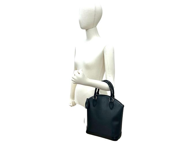 Borsa Lockit PM in pelle Epi Louis Vuitton Nero - vista 2