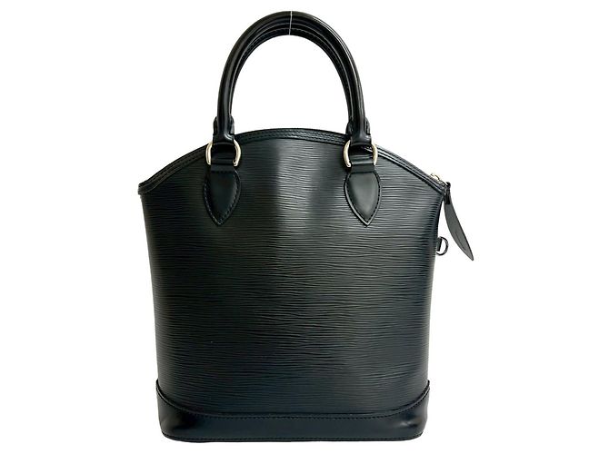 Borsa Lockit PM in pelle Epi Louis Vuitton Nero - vista 3