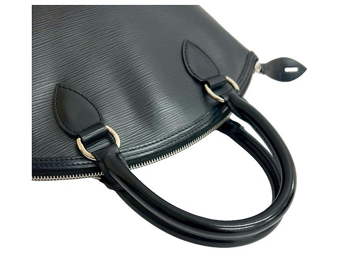 Borsa Lockit PM in pelle Epi Louis Vuitton Nero - vista 4