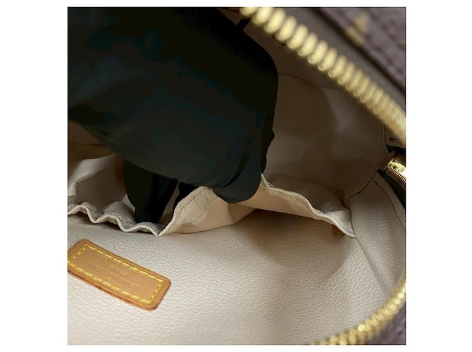 Borsa in pelle Monogram Spontini di Louis Vuitton Marrone - vista 10