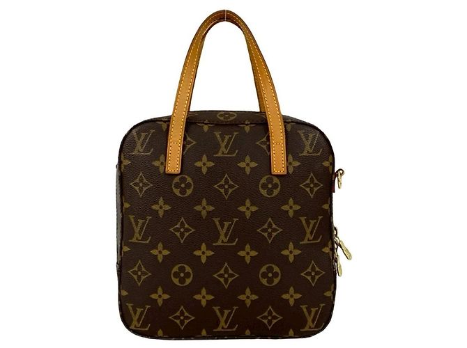 Borsa in pelle Monogram Spontini di Louis Vuitton Marrone - vista 3
