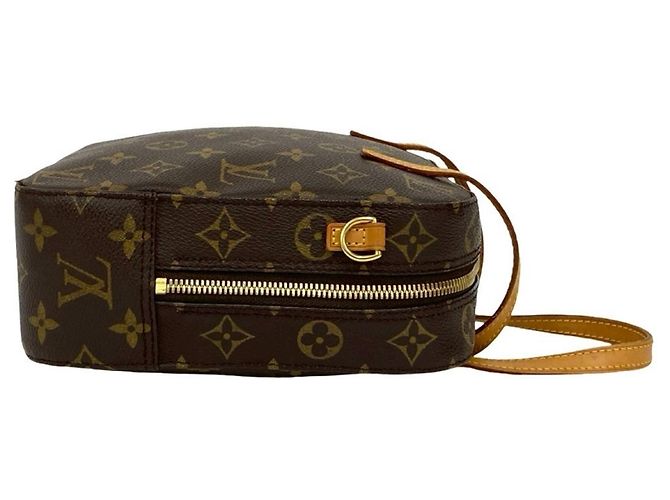 Borsa in pelle Monogram Spontini di Louis Vuitton Marrone - vista 6