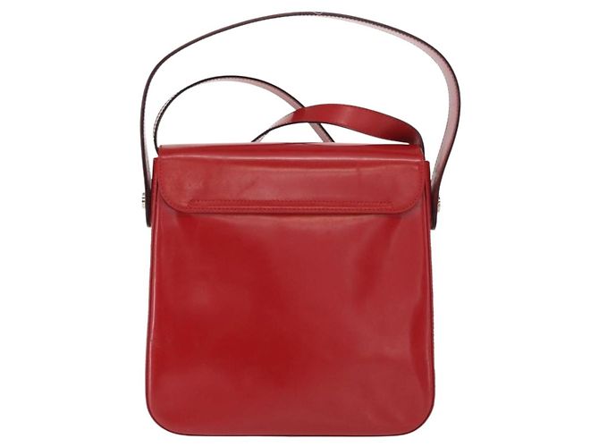 Bolsa Vala de couro Salvatore Ferragamo Vermelho - vista 2