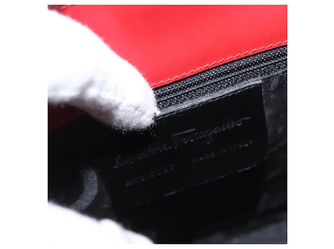 Bolsa Vala de couro Salvatore Ferragamo Vermelho - vista 6