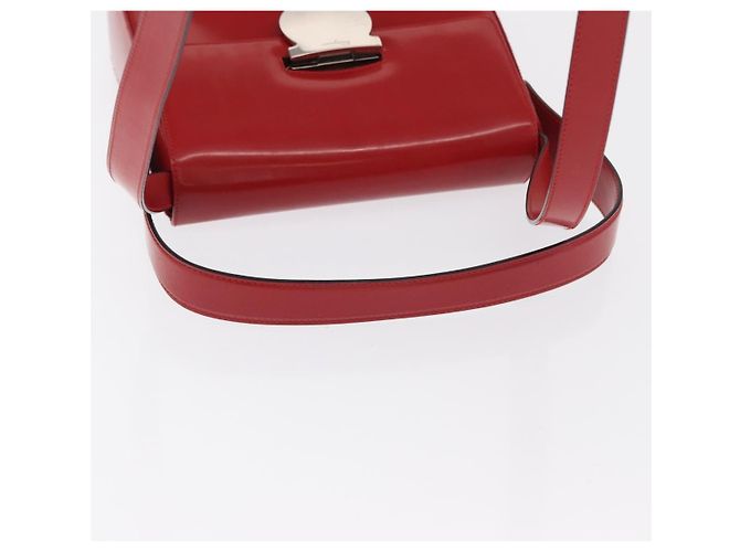 Bolsa Vala de couro Salvatore Ferragamo Vermelho - vista 7