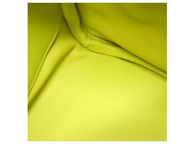 Borsa a Spalla Hermès Lindy D'oro Giallo - vista 10