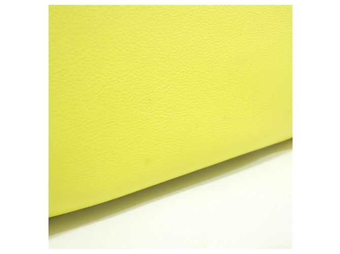 Borsa a Spalla Hermès Lindy D'oro Giallo - vista 5