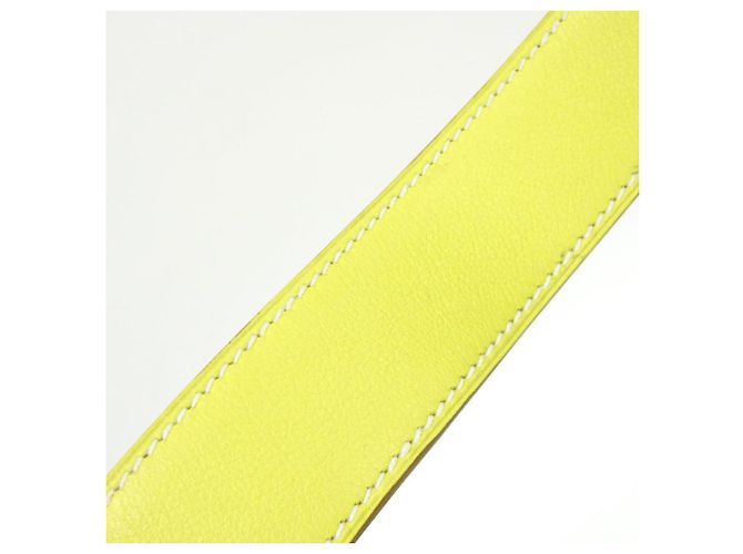 Borsa a Spalla Hermès Lindy D'oro Giallo - vista 7