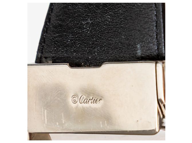 Cartier Happy Birthday Logo Gürtel - 90er Schwarz - Ansicht 10