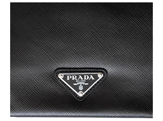 Pochette in patch comic Saffiano di Prada - Anni '20 Nero - vista 4