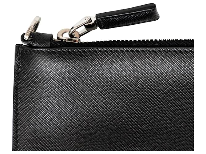 Pochette in patch comic Saffiano di Prada - Anni '20 Nero - vista 8
